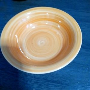 Painted ceramic bowl